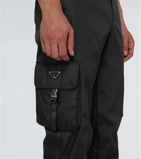 prada cargo pants mens|prada nylon pants.